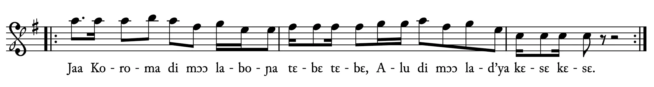Fakoli melody